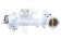 Elemento calefactor (elemento de flujo) completo para Bosch, Siemens y otros lavavajillas 480317, 00480317